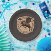 Vliegingspatch van Vliegtuig Papieren Bordje (Feest)