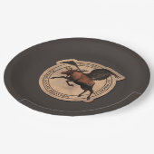 Vliegingspatch van Vliegtuig Papieren Bordje (Gekanteld)