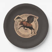 Vliegingspatch van Vliegtuig Papieren Bordje (Voorkant)