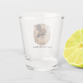 Vliegingspatch van Vliegtuig Shot Glas (Achterkant)