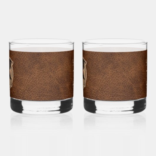Vliegingspatch van Vliegtuig Whisky Glas (Links)