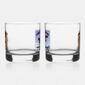Vliegingspatch van Vliegtuig Whisky Glas (Rechts)