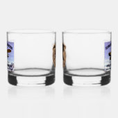Vliegingspatch van Vliegtuig Whisky Glas (Links)