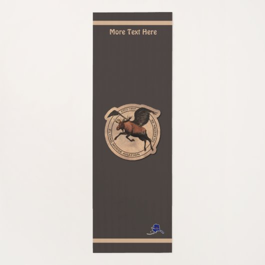 Vliegingspatch van Vliegtuig Yogamat (Achterkant)