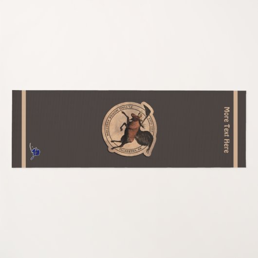 Vliegingspatch van Vliegtuig Yogamat (Voorkant (horizontaal))