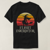 Vlieginstructeur heks t-shirt (Design voorkant)