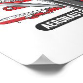 vlieginstructeur Luchtvaartclub piloot Poster (Hoek)