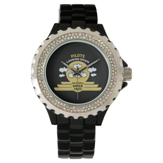 Vlieginstructeur | Vliegschool | AFSTUDEREN | | Pr Horloge (Voorkant)