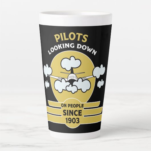 Vlieginstructeur | Vliegschool | AFSTUDEREN | | Pr Latte Mok (Voorkant)