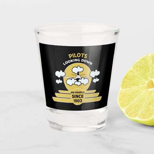 Vlieginstructeur | Vliegschool | AFSTUDEREN | | Pr Shot Glas (Voorkant)
