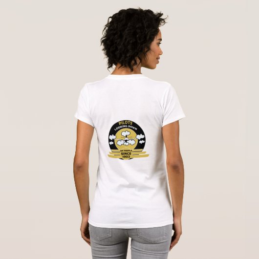 Vlieginstructeur | Vliegschool | AFSTUDEREN | | Pr T-shirt (Achterkant volledig)