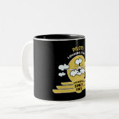 Vlieginstructeur | Vliegschool | AFSTUDEREN | | Pr Tweekleurige Koffiemok (Voorkant links)