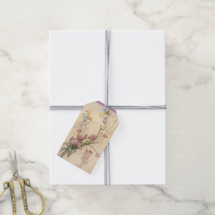 vliegjes, drie spirits gevuld met joy cadeaulabel