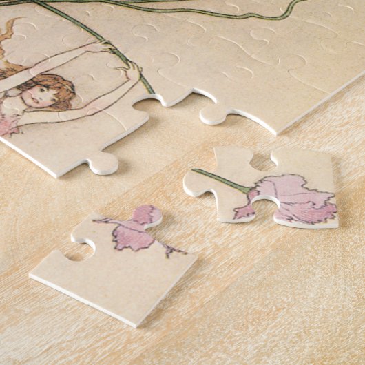 vliegjes, drie spirits gevuld met joy legpuzzel (Zijkant)