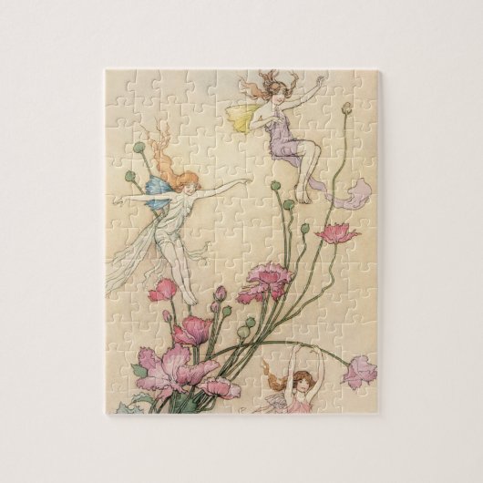 vliegjes, drie spirits gevuld met joy legpuzzel (Verticaal)