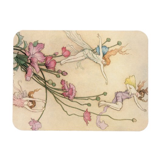 vliegjes, drie spirits gevuld met joy magneet (Horizontaal)