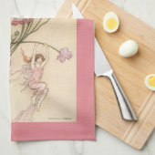 vliegjes, drie spirits gevuld met joy theedoek (Quarter Fold)