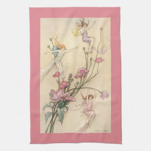  vliegjes, drie spirits gevuld met joy theedoek