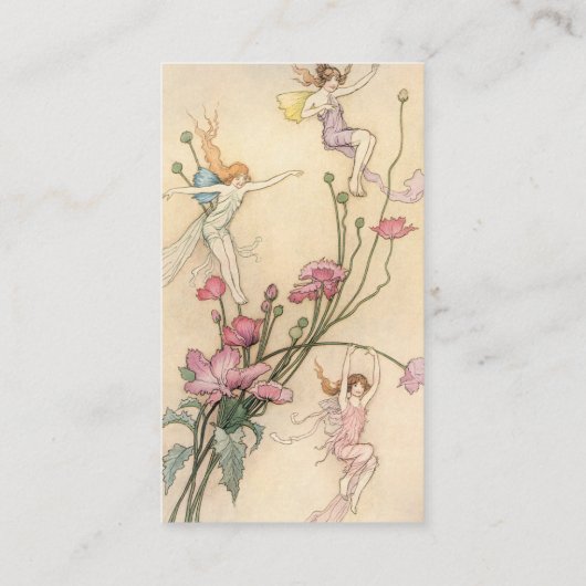  vliegjes, drie spirits gevuld met joy visitekaartje (Achterkant)