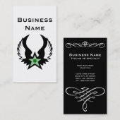 vliegklaver visitekaartje (Voorkant / Achterkant)