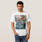vlieglaarzen paarden t-shirt (Voorkant volledig)