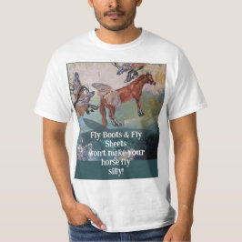vlieglaarzen paarden t-shirt