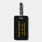 Vliegleger Bagagelabel (Achterkant verticaal)