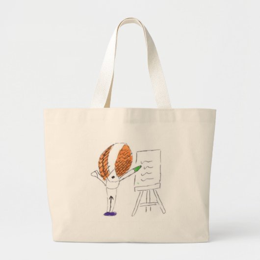 Vliegleraar Grote Tote Bag (Voorkant)