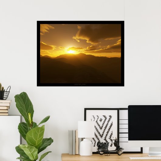 Vlieglicht Poster (Thuiskantoor)