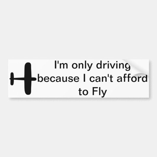 Vliegliefde Bumpersticker (Voorkant)