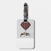 vliegmachine bagagelabel (Achterkant verticaal)