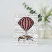  vliegmachine briefkaart (Staand voorkant)