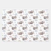 Vliegmachines inpakpapier vel (Voorkant)