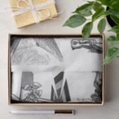 vliegmachines ontkoppelen van collage tissuepapier (Geschenk)