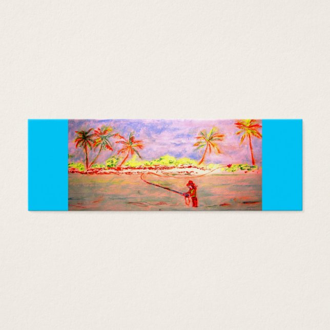 vliegmeisje mini visitekaartjes (Voorkant)