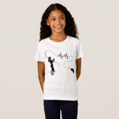 Vliegmeisje T-shirt (Voorkant volledig)