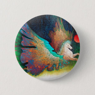 Vliegpaard Ronde Button 5,7 Cm