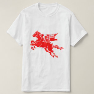 Vliegpaard - Rood en wit T-shirt