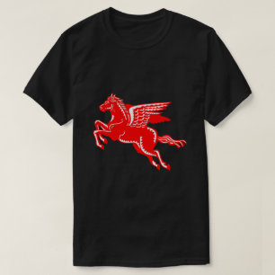 Vliegpaard - Rood en wit T-shirt