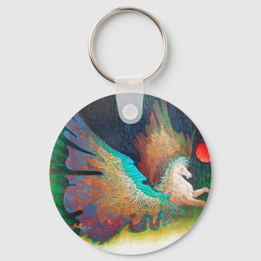 Vliegpaard Sleutelhanger (Voorkant)