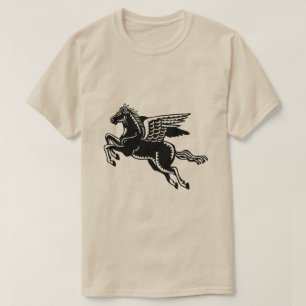 Vliegpaard - zwart-wit t-shirt