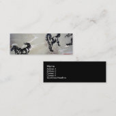 "Vliegpaarden" Mini Visitekaartje (Voorkant / Achterkant)