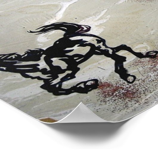 "Vliegpaarden" Poster (Hoek)