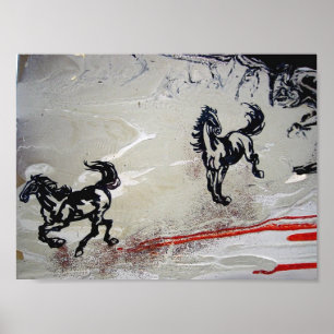 "Vliegpaarden" Poster