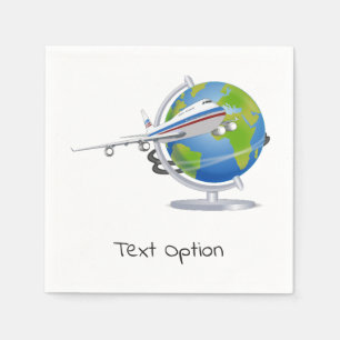 Vliegpapier van Vliegtuig Servet