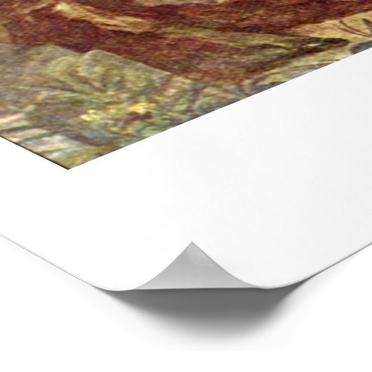 Vliegpartij van Peter Paul Rubens Poster (Hoek)