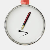 Vliegpen Metalen Ornament (Voorkant)