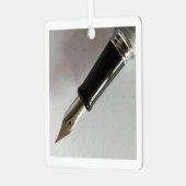 Vliegpen Metalen Ornament (Voorkant links)