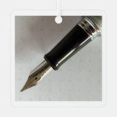 Vliegpen Metalen Ornament (Achterkant)