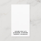 Vliegpen | Openbare notaris Logo Visitekaartje (Achterkant)